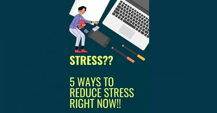 5 Ways To Reduce Stress Right Now!!